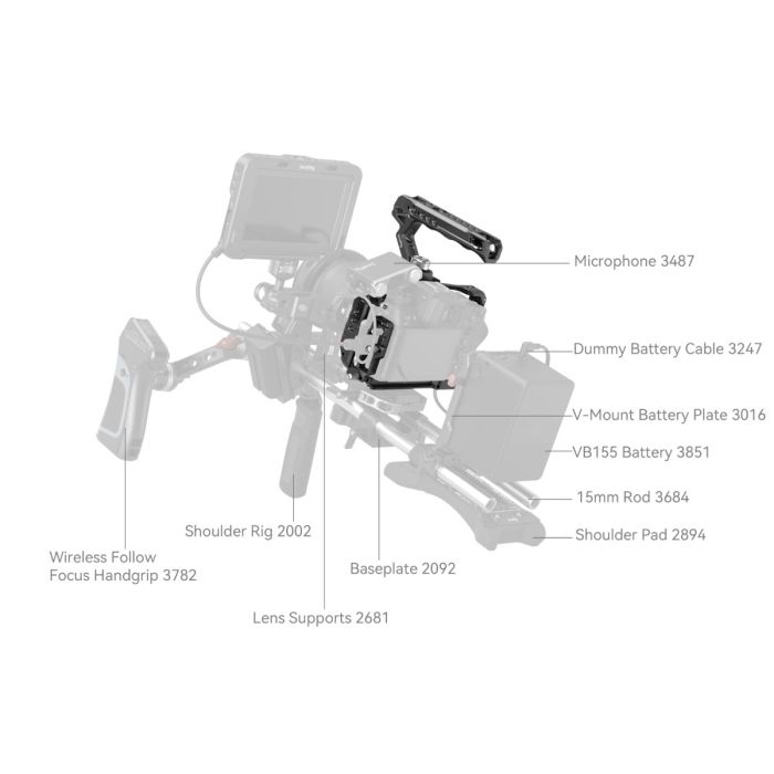 SmallRig Camera Cage Kit for Nikon Z6III 4520