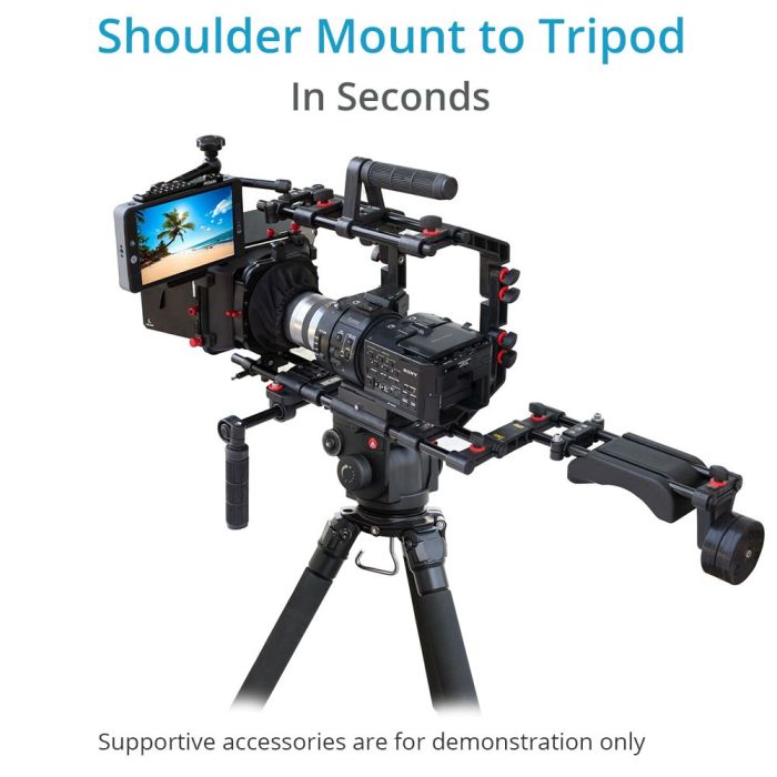 Filmcity POWER DSLR Camera Cage Shoulder Rig Kit