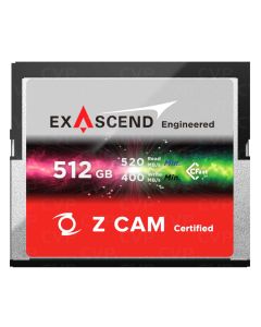 Exascend  CFast Card  512GB  ZCAM approved