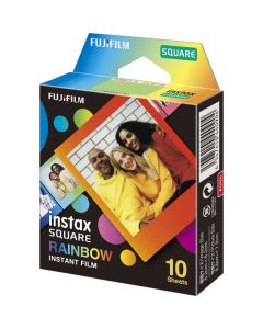 FUJIFILM instax SQUARE film 10 Pack Rainbow