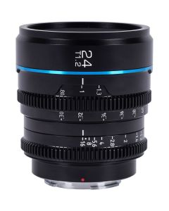 Sirui 24mm T1.2 S35 Nightwalker Manual Focus Cine Lens (M4/3 Mount, Black)