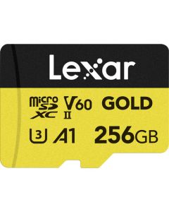 Lexar microSD GOLD microSDXC UHS-II/C10/A1/U3 R280/W100 (60) 256GB
