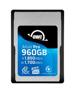 OWC CFexpress Atlas Pro R1850/W1700/VPG200 (Type A) with A to B adapter, 960GB