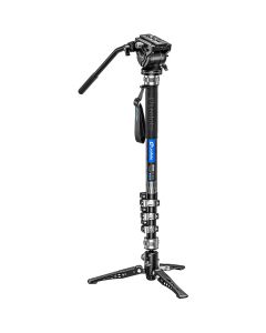 Leofoto MF-324C+VD-03N+BV-10 Flip lock carbon fiber Monopod