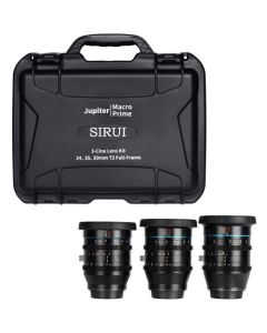 Sirui 24/35/50 mm T2 Cine Lens Jupiter Bundle FF  Macro EF-Mount