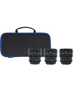 Sirui 24/35/55mm T1.2 S35 Nightwalker Cine Lens Bundle L-Mount Black