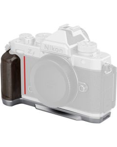 SmallRig L-Shaped Mount Plate with Wooden Handle for Nikon Z f (Silver) 5707