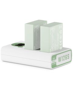 Tilta Battery Charger for NP-W126S (2 Channel) - Ash Green
