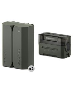 Tilta NP-FZ100 Charging Station Battery Kit (2 Batteries) - Green