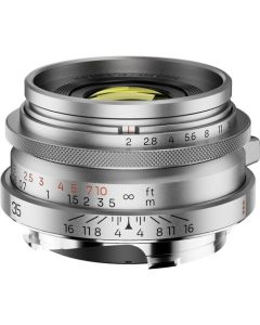 Thypoch Ksana 35mm f/2 ASPH with Lens Hood (Leica M, Silver Chrome)