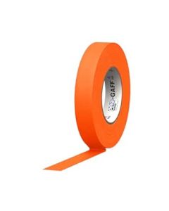 ProTapes Pro Gaff 12mm x 22.8m Cloth Tape Fluorescent Orange