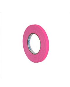 ProTapes Pro Gaff 12mm x 22.8m Cloth Tape Fluorescent Pink