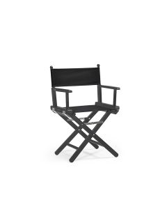 CONECARTS Low Beech Director's Chair Black - Cotton Seat and Back