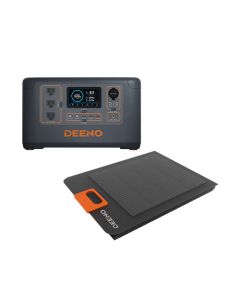 DEENO S1500 + 200W Solar Panel