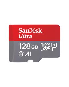 Sandisk microSDXC Ultra 128GB + SD Adapter 140MB/s