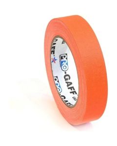 ProTapes Pro Gaff 24mm x 22.8m Cloth Tape Fluorescent Orange