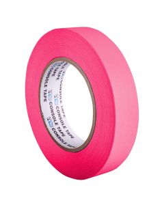 ProTapes Pro Console 24mm x 55m Paper Tape Fluorescent Pink