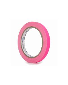 ProTapes Pro Console 12mm x 55m Paper Tape Fluorescent Pink