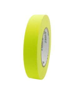 ProTapes Pro Console 24mm x 25m Paper Tape Fluorescent Yellow