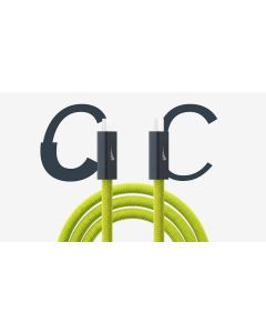 Angelbird USB-C 3.2 Solid Flexâ„˘ Tether Cable Lime 4,5 m / 14.8 ft