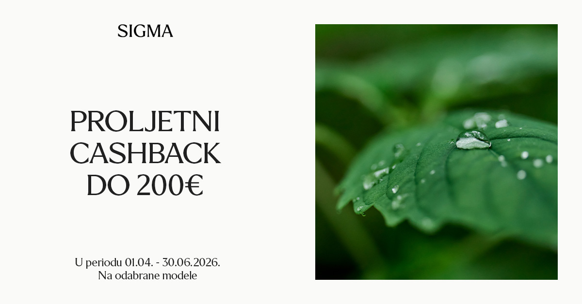 Sigma proljetni cashback 2026